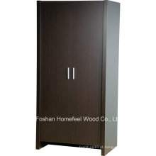 Roupeiro e durável de madeira armário de armário com 2 portas de porta (WB78)